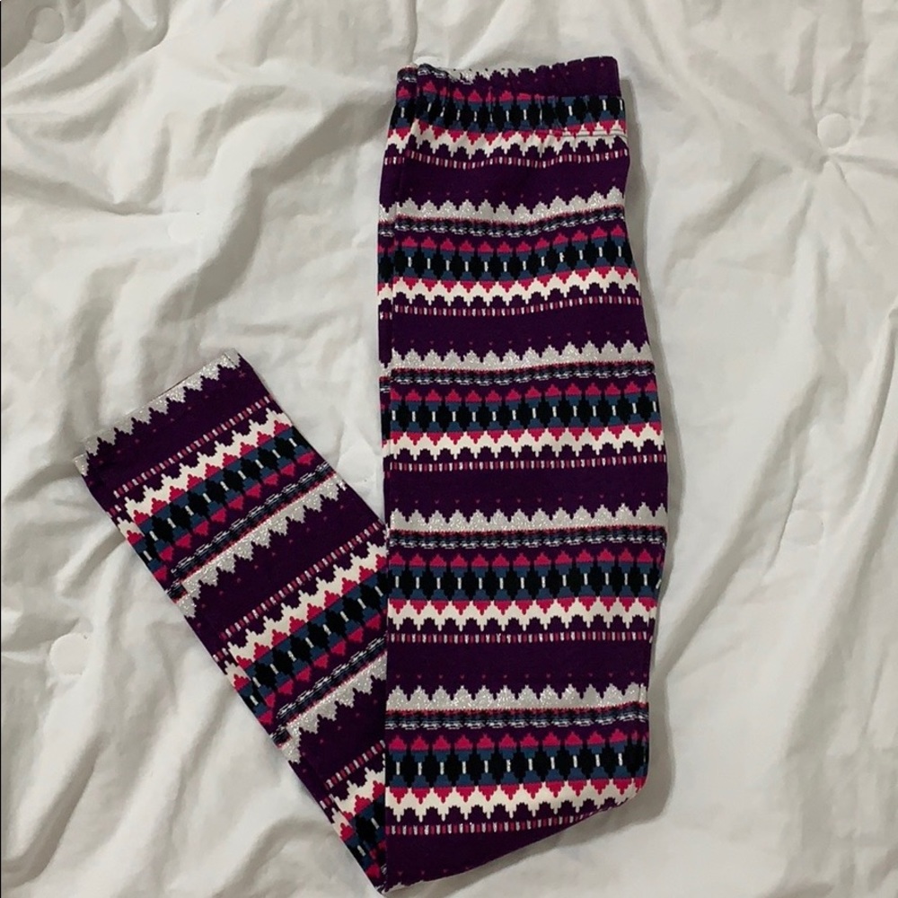 Girls leggings with fun patterns from Gymboree